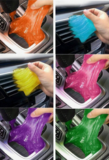 مجموعة جل تنظيف السيارات 5 قطع – صلصال سيليكوني لتنظيف الشقوق وفتحات التكييف والمساحات الداخلية