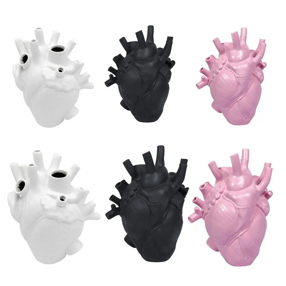 Anatomical Heart Ceramic Vase