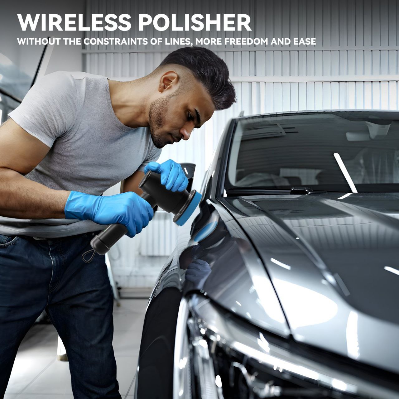 جهاز تنظيف دوّار كهربائي قابل لإعادة الشحن مع 7 فرش قابلة للاستبدال – فرشاة تنظيف محمولة متعددة الاستخدامات