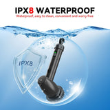 جهاز تنظيف دوّار كهربائي قابل لإعادة الشحن مع 7 فرش قابلة للاستبدال – فرشاة تنظيف محمولة متعددة الاستخدامات