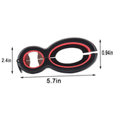 فتاحة زجاجات متعددة الوظائف والحجامة 6 في 1